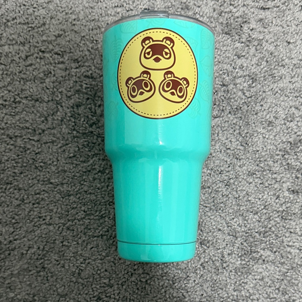 Animal Crossing Turquoise Tumbler